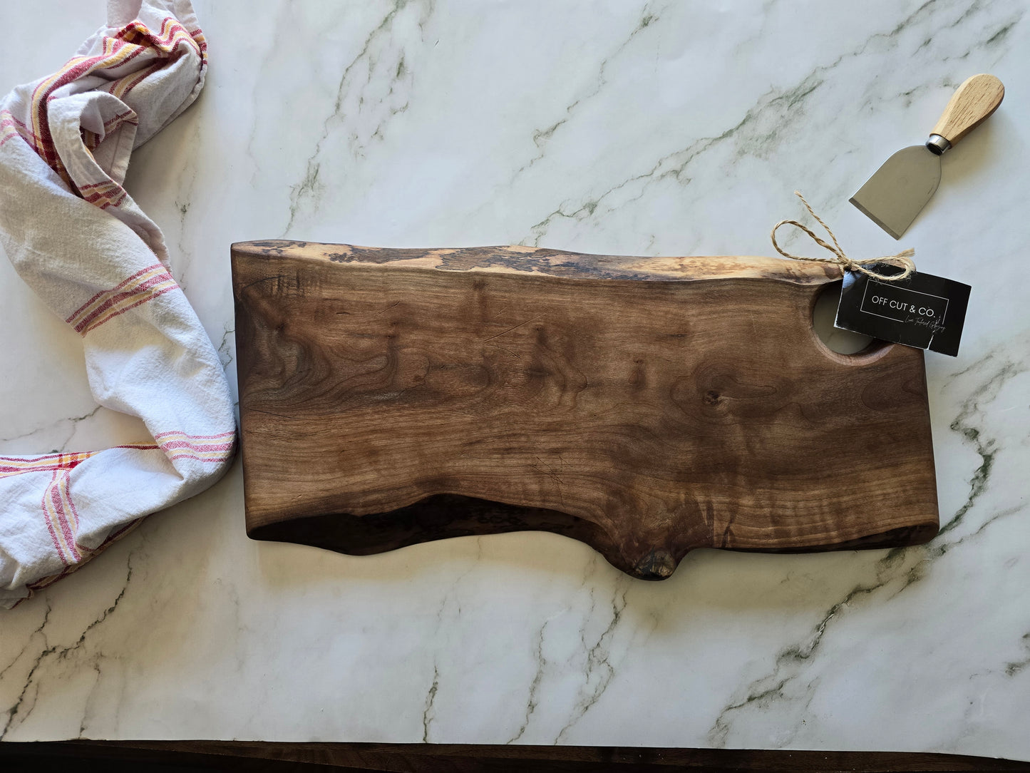 Handmade Walnut Charcuterie Board (19" x 0.75" x 9") - A380