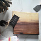 Mini Handmade Walnut Charcuterie Board With Handle (12.75" x 0.75" x 7.5") - A324