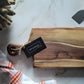 Mini Handmade Walnut Charcuterie Board With Handle (13" x 0.75" x 7") - A330
