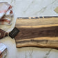 Handmade Walnut Charcuterie Board With Handle (25" x 0.75" x 12.25") - A396