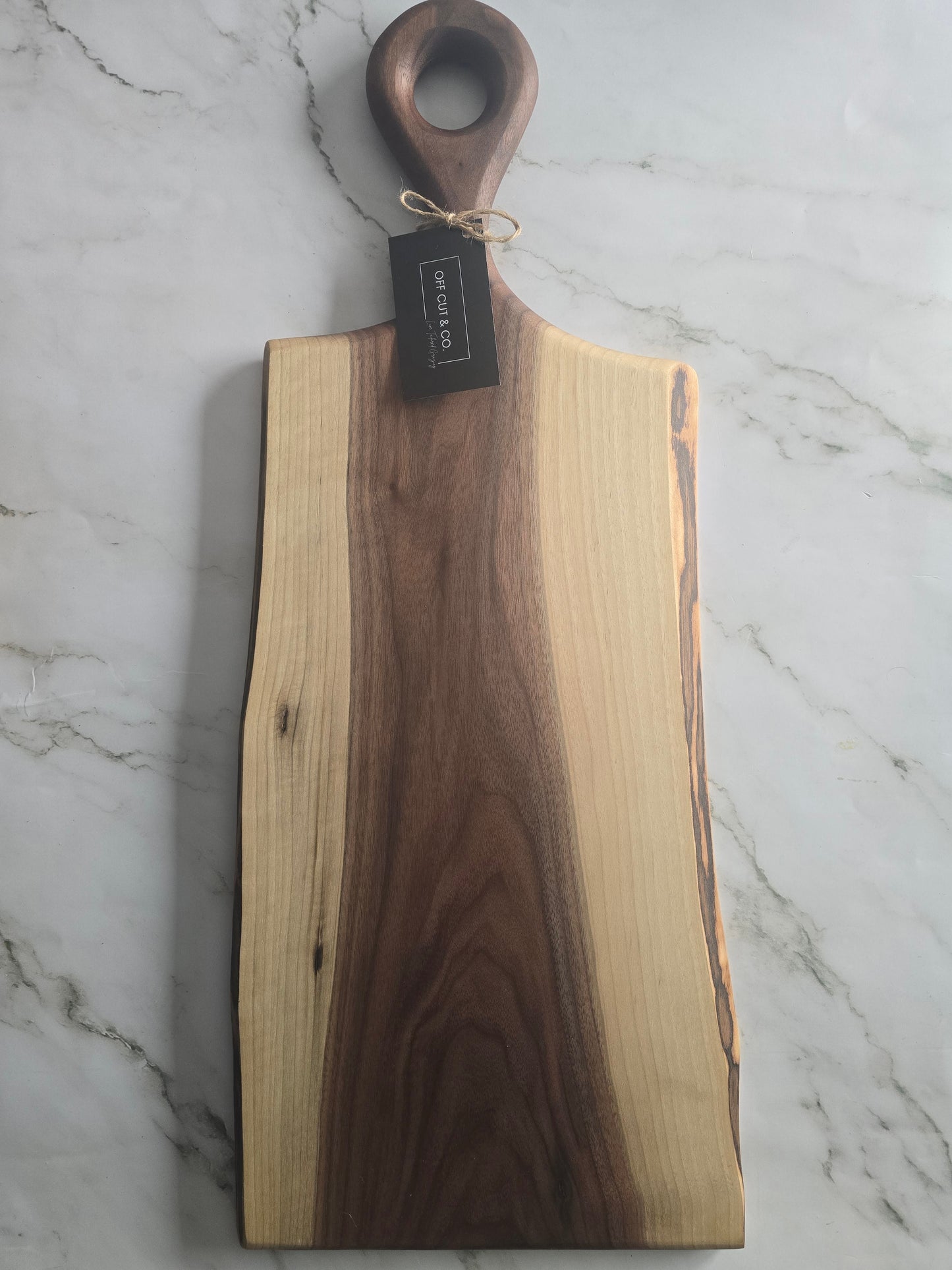 Handmade Walnut Charcuterie Board With Handle (26" x 1" x 11") - A400