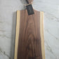Handmade Walnut Charcuterie Board With Handle (25" x  1" x 10.75") - A401