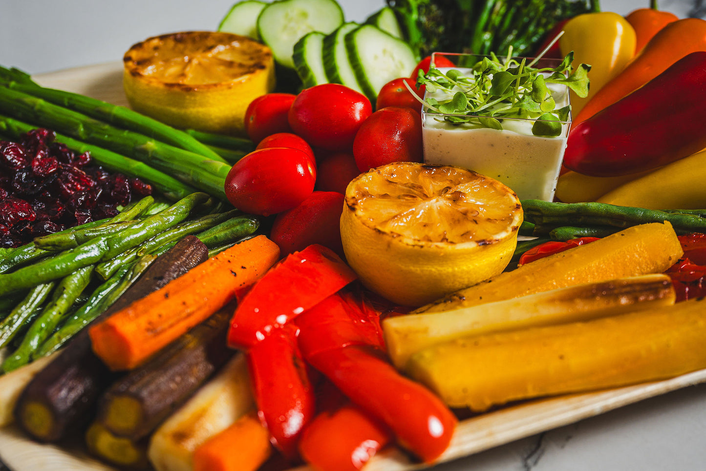The Grilled Crudité Platter
