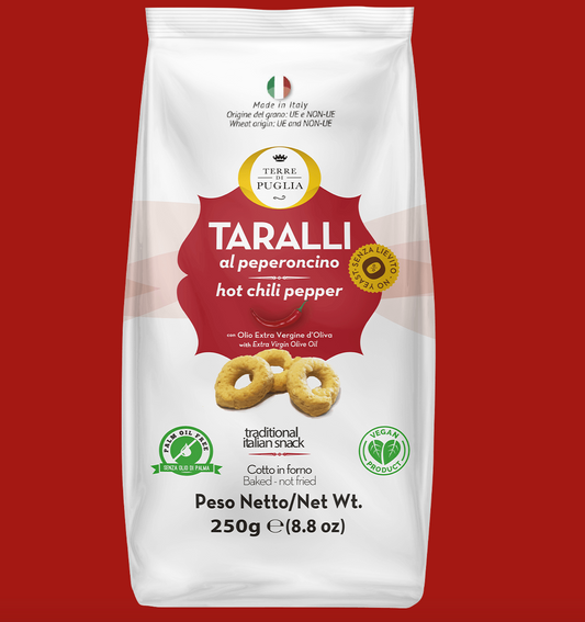 Terre Di Puglia - Taralli Moderni Chili Pepper Flavour - 250g